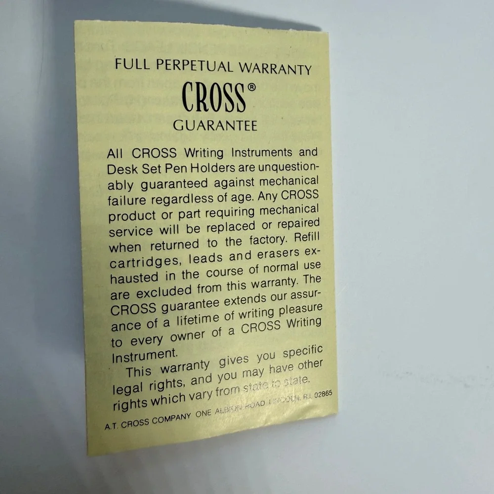 Vintage Cross Ball Pen 5.25